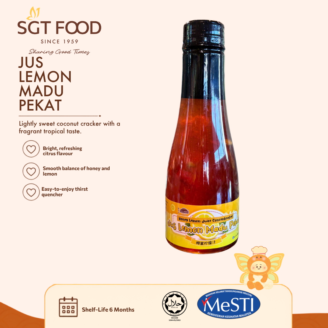 Jus Lemon Madu Pekat 蜂蜜柠檬汁