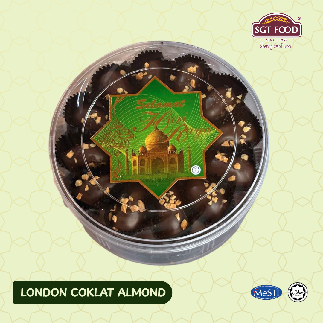 LONDON COKLAT ALMOND [RAYA COOKIES]